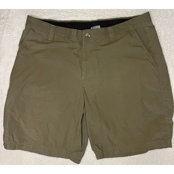 Columbia Washed Out Short Classic Fit Cotton Sage Sz 38w 10" Inseam - Picture 6 of 8